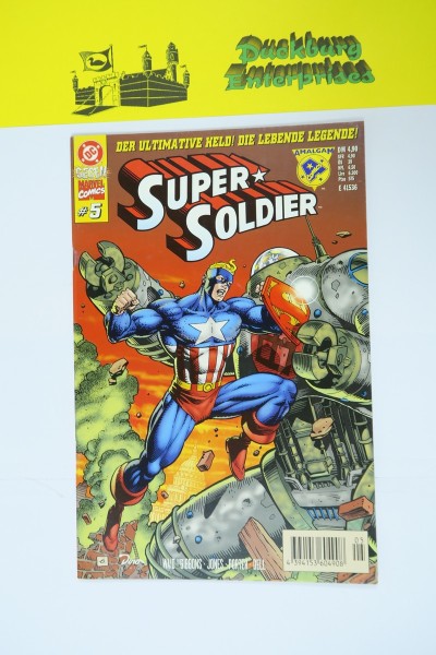 Super Soldier Comic DC gegen Marvel Dino Nr. 5 im Zustand (0-1).139275