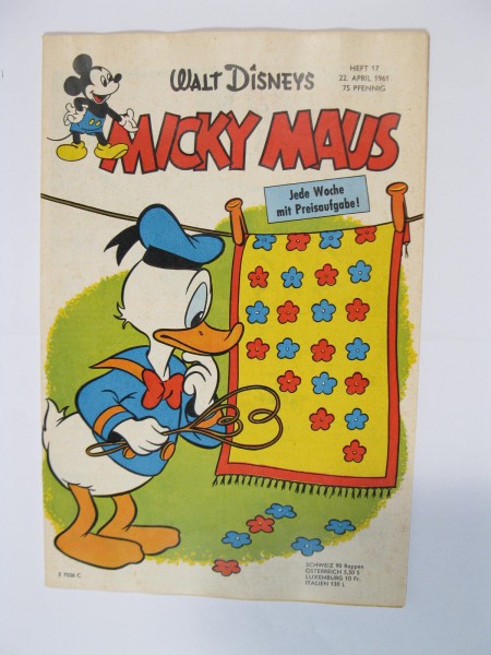 Micky Maus 1961/17 Originalheft vom 22.4.61 in Z (1 oS) 53881
