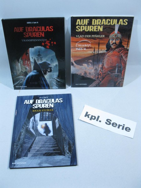 Auf Draculas Spuren HC Nr. 1-3 kpl. Serie Kult Vlg. 132173