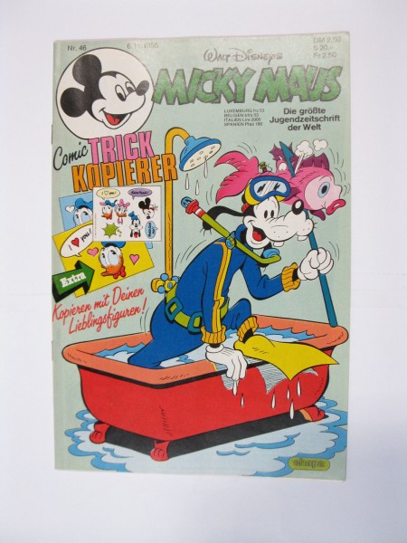 Micky Maus 1986/46 Originalheft vom 6.11.86 in Z (1) 54949