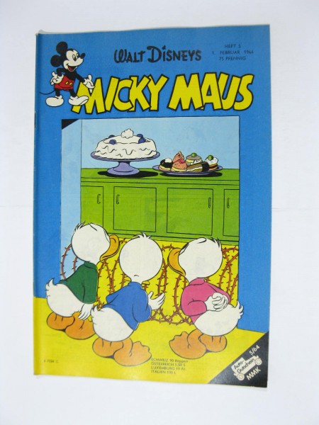 Micky Maus 1964/ 5 vom 1.2.64 Ehapa im Zustand (1/1-2). 119731