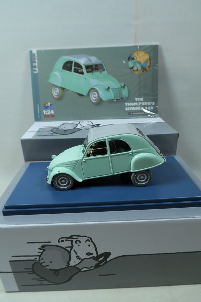 Tim & Struppi Tintin Auto 1/24 Schultzes 2 CV "Ente" Moulinsart 29908