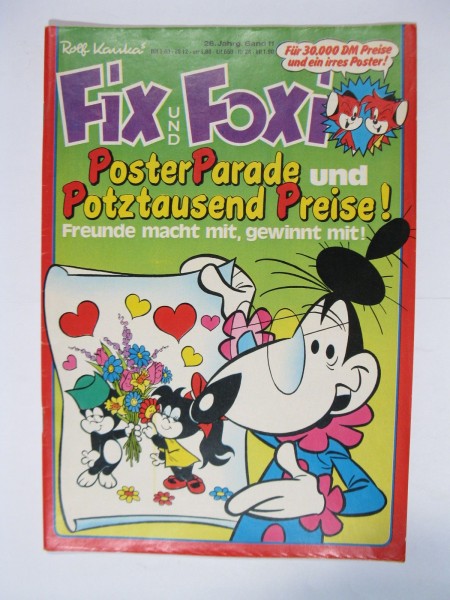 Fix und Foxi 26. Jhrg. 1978/11 + Beilage Kauka Pabel im Z (1). 79537