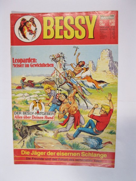 Bessy Comic-Heft Nr.870 Bastei im Zustand (1-2). 91693