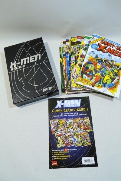 X-Men Archiv Nr. 1 Schuber mit 15 Heften Marvel Panini 135757