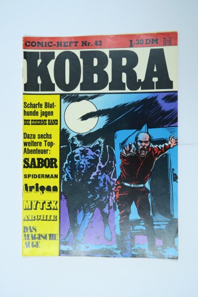 Kobra Comic 1975/43 Gevacur im Zustand (1-2). 145473