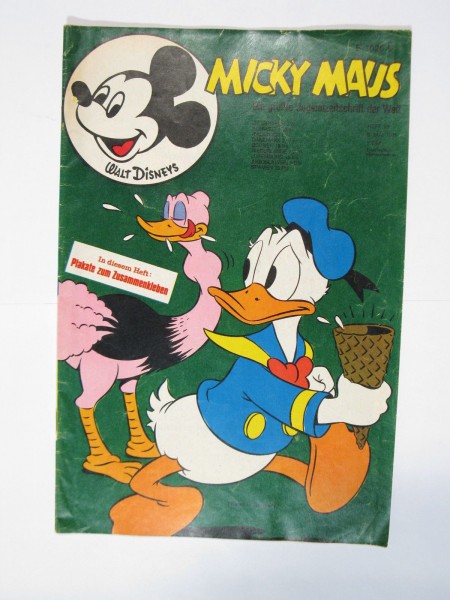 Micky Maus 1971/19 Originalheft vom 8.5.71 in Z (2). 62661