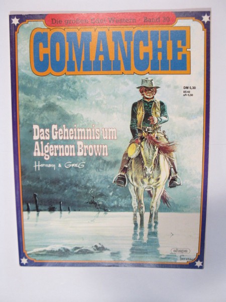 Große Edelwestern Nr. 30: Comanche im Zustand (0-1/1) Ehapa 1.Aufl. 99697+