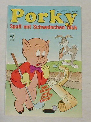 Porky / Schweinchen Dick Nr. 6 Comic von 1972 15102