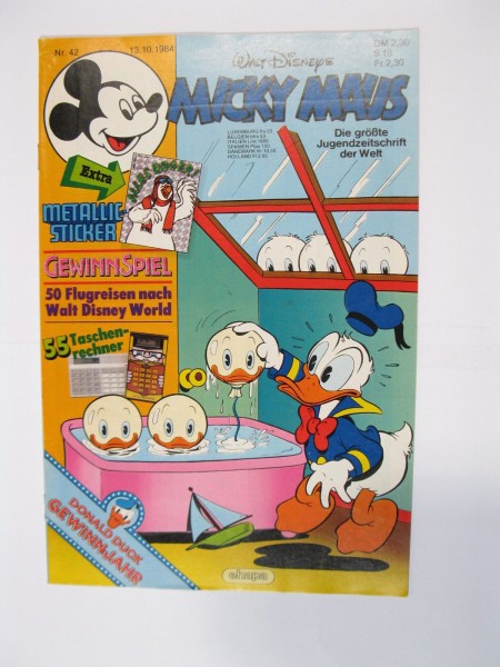 Micky Maus 1984/42 Originalheft vom 13.10.84 in Z (1-2) 54841