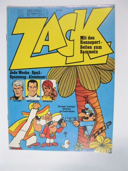 ZACK Comic Nr. 73/11 Koralle Vlg. im Zustand (1/1-2). 78535