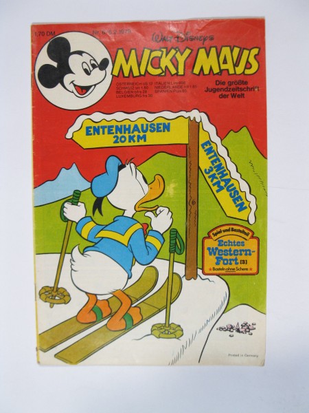 Micky Maus 1979/ 6 Originalheft vom 6.2.79 im Z (2). 77557