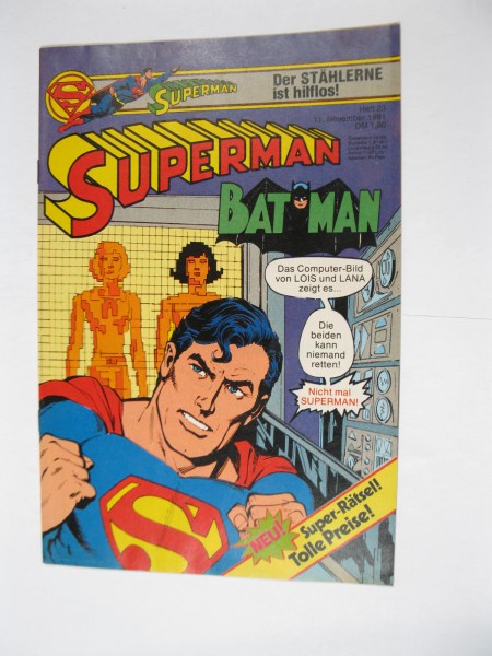 Superman Comic 1981/23 Ehapa im Zustand (1/1-2). 114241