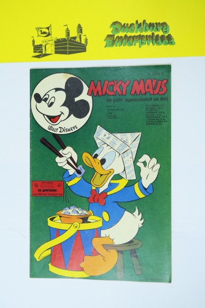 Micky Maus 1971/ 3 vom 16.1.71 Ehapa im Zustand (1-2). 146867