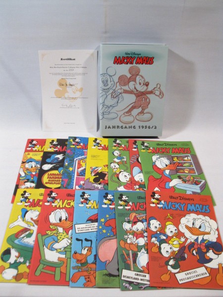 Micky Maus Reprintkassette Jahrgang 1956/2 im Zustand (0-1) 59449