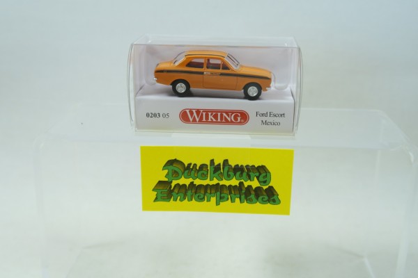 Wiking 020305 Ford Escort Mexico orange in OVP 1:87 163695