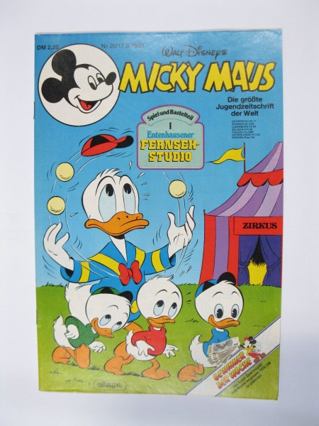 Micky Maus 1983/20 Originalheft vom 17.5.83 in Z (1) 54766