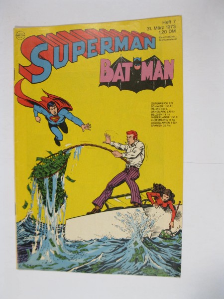 Superman Comic 1973/ 7 Ehapa im Zustand (2). 113423