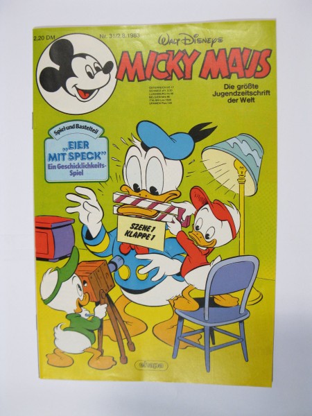 Micky Maus 1983/31 Originalheft vom 2.8.83 in Z (1-2) 54777