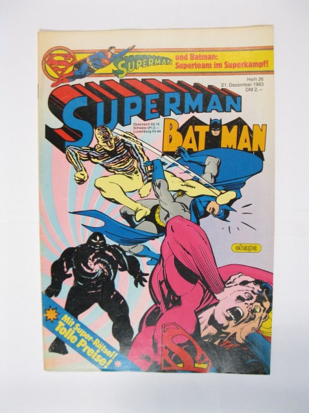 Superman Comic 1983/26 Ehapa Verlag im Zustand (1-2) 56315
