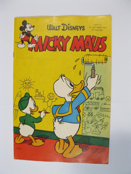 Micky Maus 1962/43 Originalheft vom 27.10.62 in Z (1-2 oS) 53960