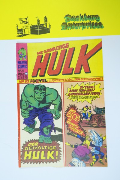 Hulk Nr. 6 Marvel Williams im Zustand (2/2-3). 150549
