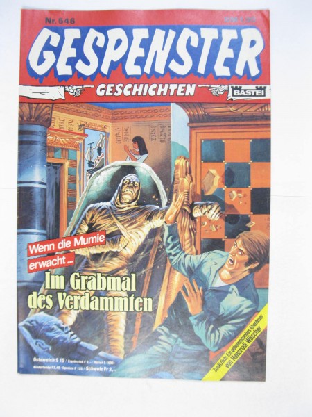 Gespenster Geschichten Nr. 546 Wäscher Bastei im Z (1-2). 127851