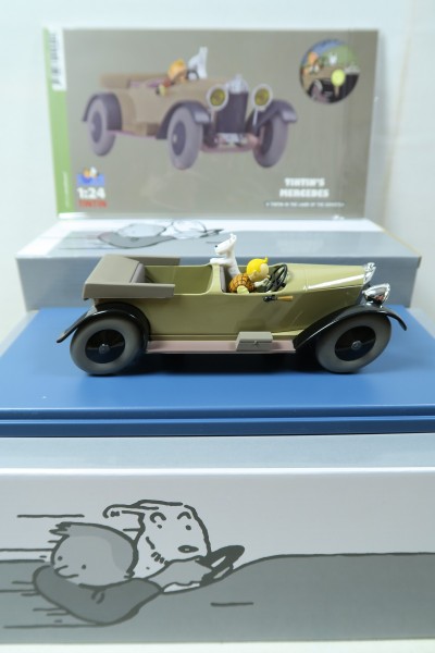 Tim und Struppi Tintin Auto 1/24 Tim´s Mercedes Moulinsart 29931
