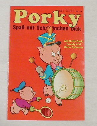 Porky / Schweinchen Dick Nr.10 Comic von 1972 15106