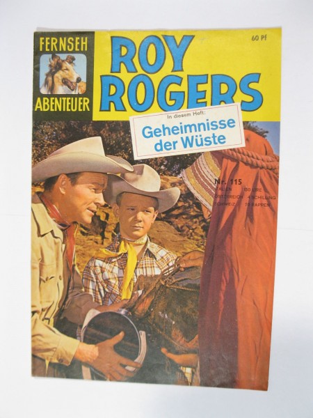 Fernsehabenteuer Roy Rogers Nr.115 Tessloff Vlg. im Z (1-2). 93315