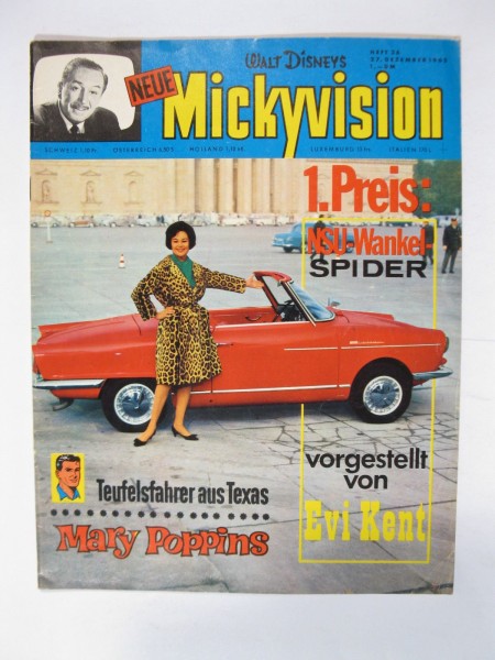 Mickyvision / Micky Vision 1965/26 Ehapa Verlag im Zustand (1-2). 79457