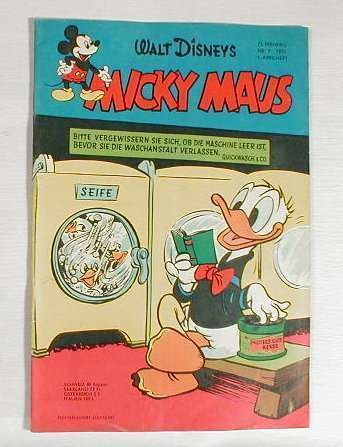 Micky Maus 1957/ 7 (Donald Duck Barks) A225