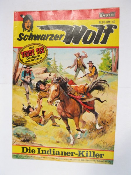 Schwarzer Wolf Nr. 63 Bastei im Zustand (0-1/1). 86091