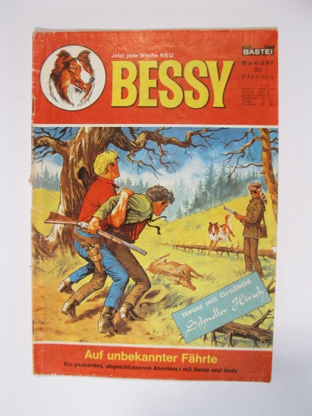 Bessy Comic-Heft Nr. 67 mit Poster Bastei im Zustand (3). 85003