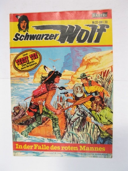 Schwarzer Wolf Nr. 33 Bastei im Zustand (0-1/1). 86037