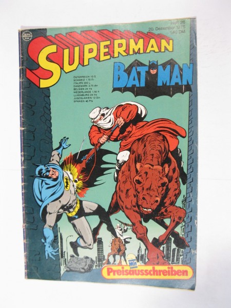 Superman Comic 1975/26 Ehapa im Zustand (2-3).