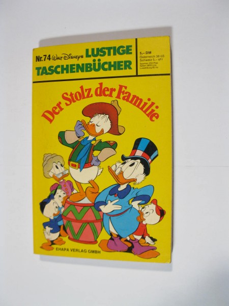 Donald Duck Lustiges Taschenbuch Nr. 74 ERSTAUFLAGE Ehapa Z (1/1-2). 116245