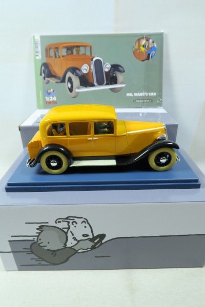 Tim & Struppi Tintin Auto 1/24 Wang Jen-Gies Auto Moulinsart 29968