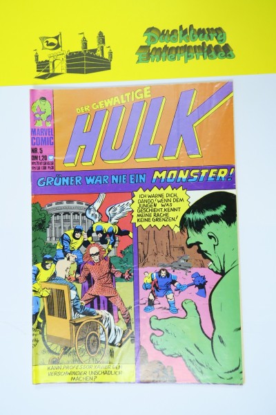 Hulk Nr. 5 Marvel Williams im Zustand (2). 150547