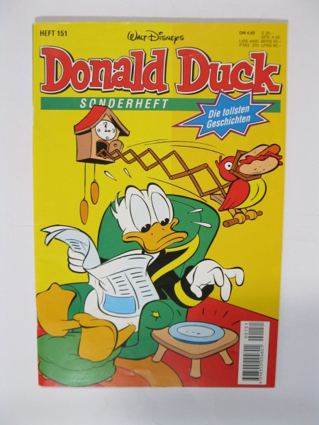 tollsten Geschichten Donald Duck 151 Ehapa Verlag im Z (1/1-2 /+Beil.). 58905