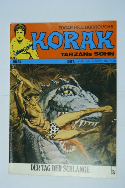 Korak, Tarzan Sohn Nr. 54 BSV im Zustand (2 NZ). 140585