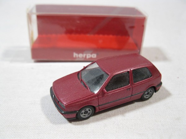 Herpa 021159 VW Golf GL 2-türig rot metallic in OVP 1:87 h485