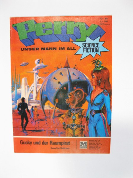 Perry Mann im All Nr. 64 Moewig Verlag im Zustand (1/1-2). 73381