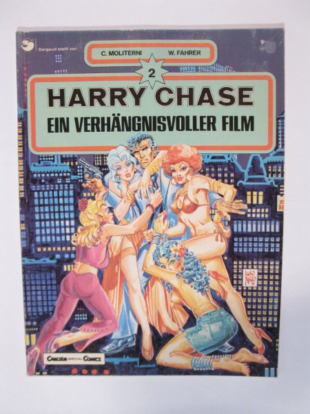 Harry Chase Nr. 2 im Zustand (1-2) 1. Auflage Carlsen Comic 99737+