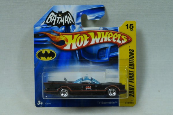 Hot Wheels # 15/36 TV Batmobile Batman MOC 2007 Edition 138469