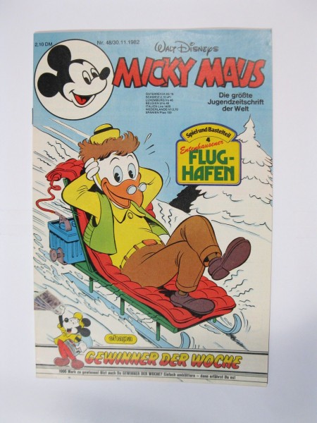 Micky Maus 1982/48 Originalheft vom 30.11.82 in Z (1) 54742