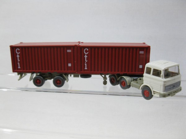 Wiking H0 Mercedes Benz 2223 Container Sattelzug CTI lose in 1:87 wi1768