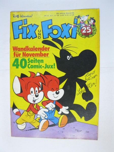 Fix und Foxi 25. Jhrg. 1977/46 Kauka / Pabel im Zustand (1-2/2). 126889