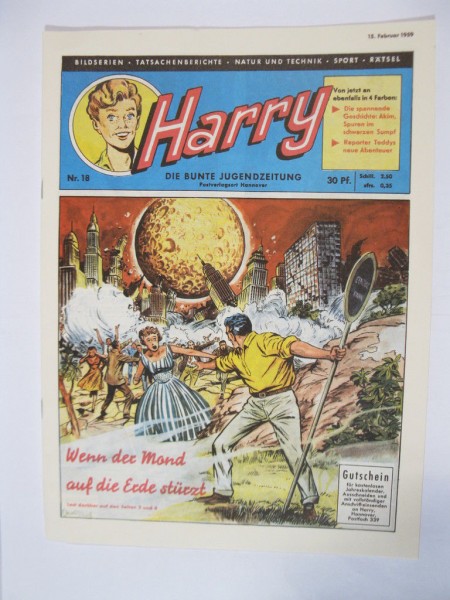 Harry bunte Jugendzeitung Nr.18 Hethke Nachdruck der Lehning Serie 72699