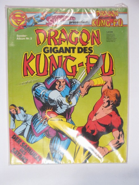 Dragon Gigant des Kung Fu Nr. 3 Superman präsentiert Ehapa Verlag 78761